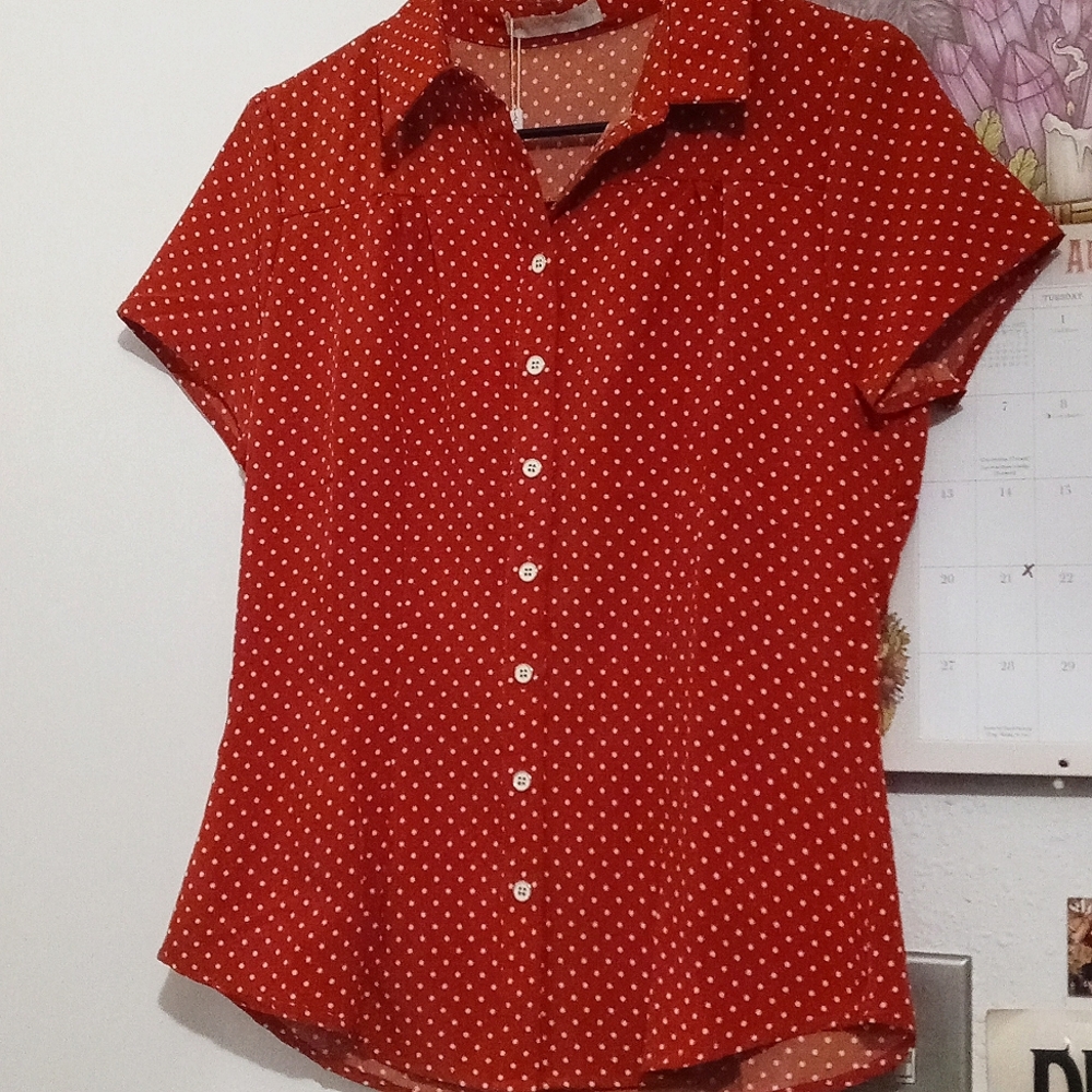 Belle Poque rockabilly style blouse